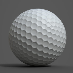 Golf Ball PBR 3D Model