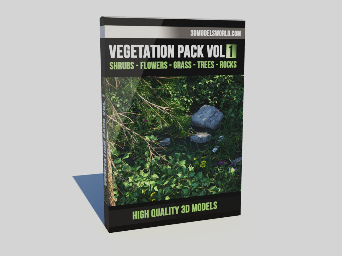 vegetation-pack-vol-1-3d-models-shrubs-flowers-grass-trees-rocks-3d-assets