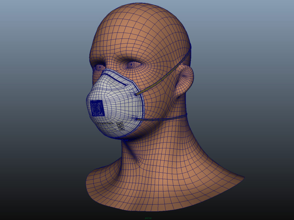 n95-respirator-face-mask-pbr-3d model-11