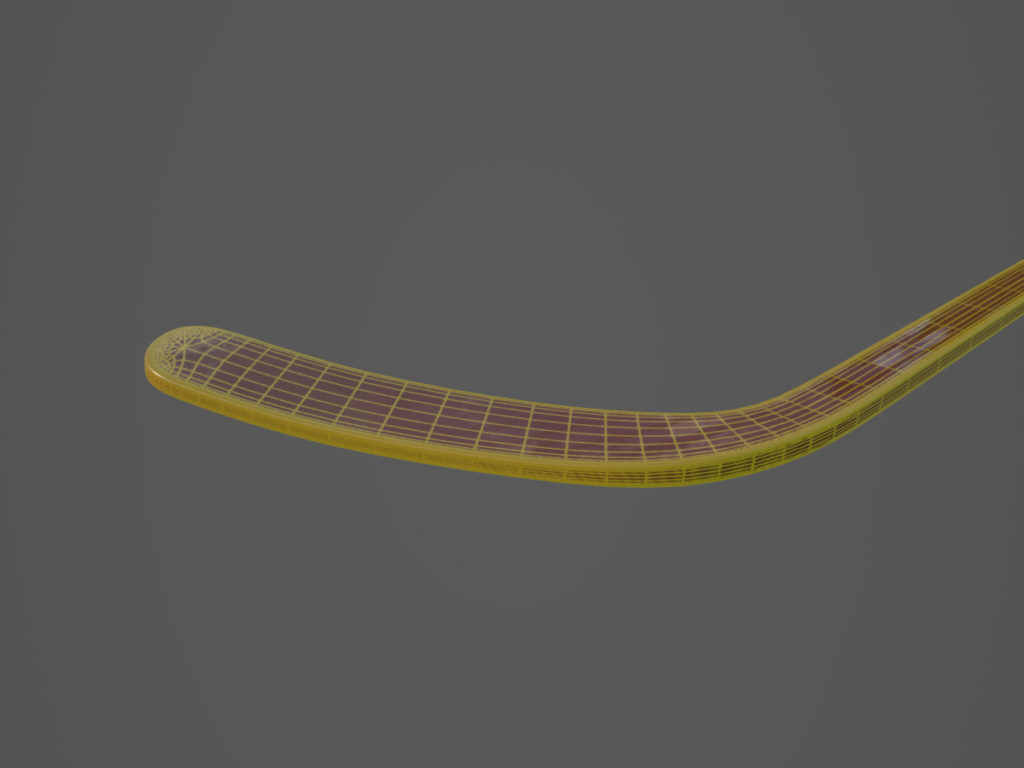 hockey-stick-puck-pbr-3d-model-physically-based-rendering-wireframe-2