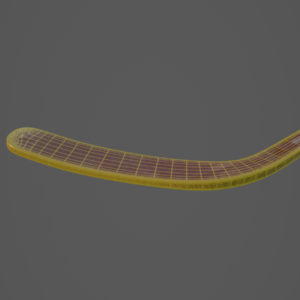 hockey-stick-puck-pbr-3d-model-physically-based-rendering-wireframe-2