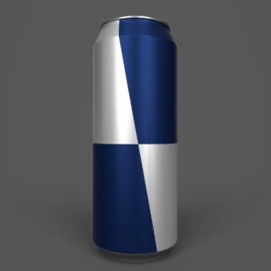 Energy Drink Can PBR 3D Model