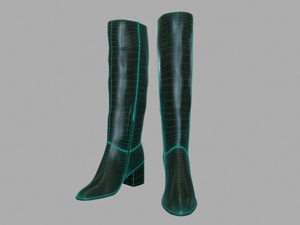 tall-leather-boots-pbr-3d-model-physically-based-rendering-wireframe-2
