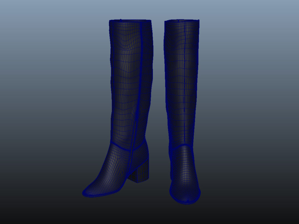 tall-leather-boots-pbr-3d-model-physically-based-rendering-wireframe-9