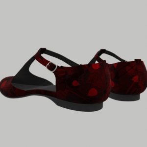 ankle-strap-flats-red-pbr-3d-model-physically-based-rendering-4