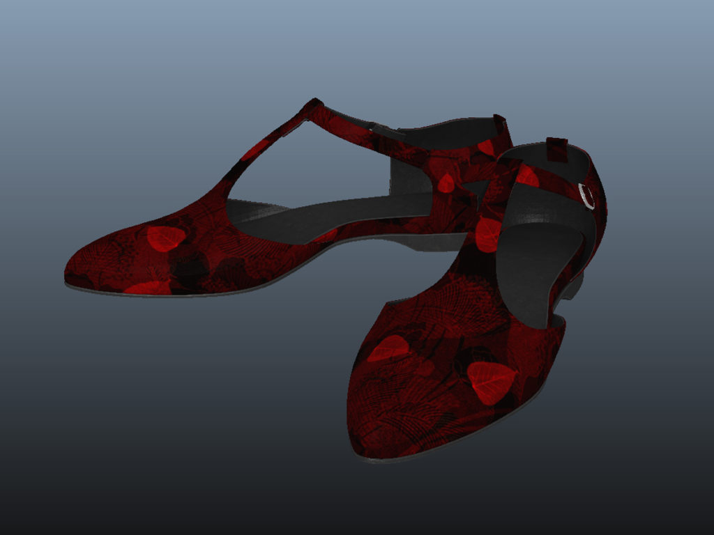 ankle-strap-flats-red-pbr-3d-model-physically-based-rendering-7