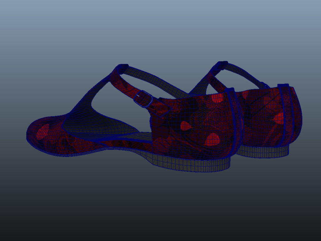 ankle-strap-flats-red-pbr-3d-model-physically-based-rendering-wireframe-10