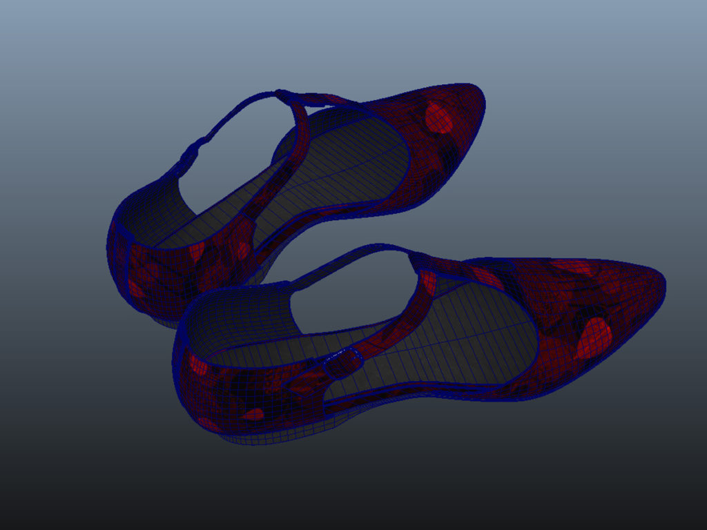 ankle-strap-flats-red-pbr-3d-model-physically-based-rendering-wireframe-11