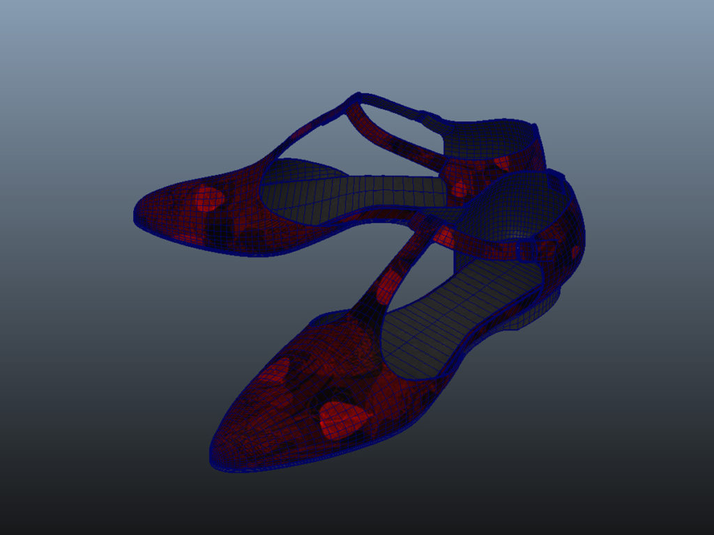 ankle-strap-flats-red-pbr-3d-model-physically-based-rendering-wireframe-8