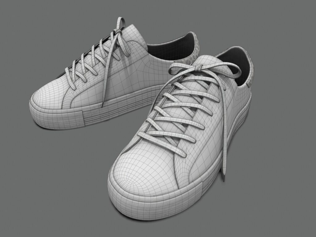 sneakers-white-pbr-3d-model-physically-based-rendering-wireframe-1
