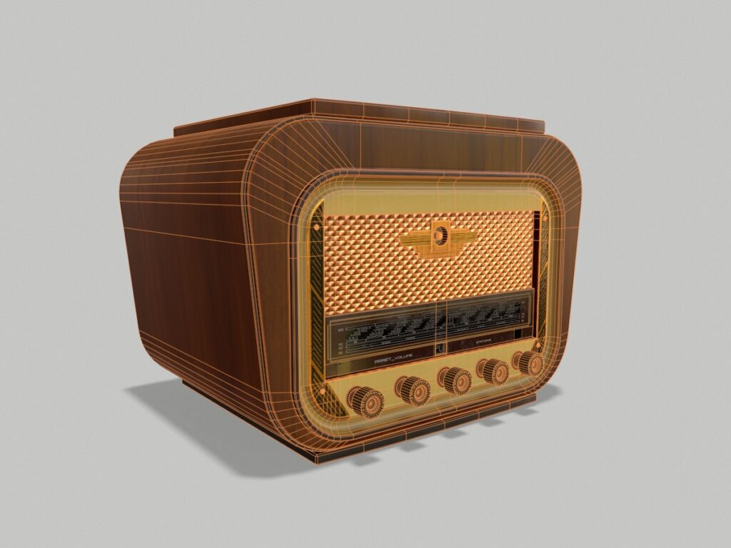 retro-wooden-radio-pbr-3d-model-physically-based-rendering-wireframe-1