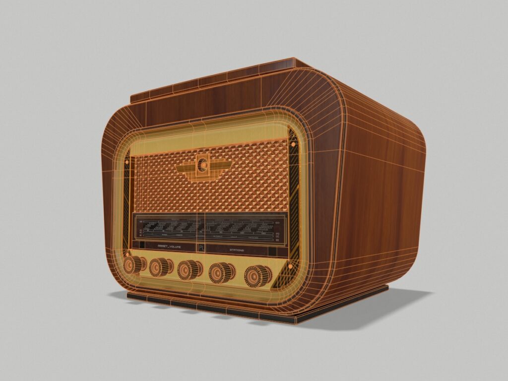 retro-wooden-radio-pbr-3d-model-physically-based-rendering-wireframe-2