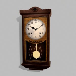 Antique Pendulum Wall Clock PBR 3D Model