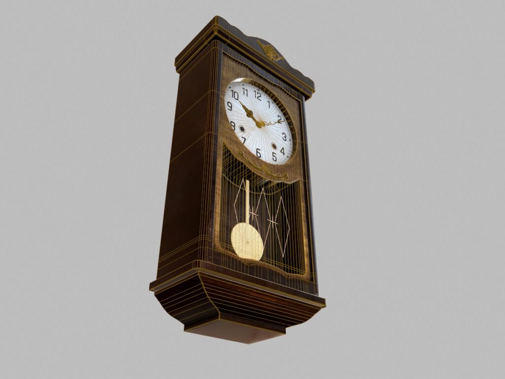 antique-pendulum-wall-clock-pbr-3d-model-physically-based-rendering-wireframe-5
