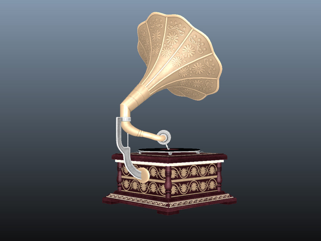 retro-trumpet-horn_record-player-pbr-3d-model-physically-based-rendering-10