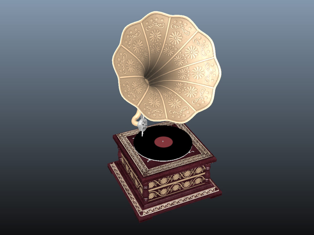 retro-trumpet-horn_record-player-pbr-3d-model-physically-based-rendering-11