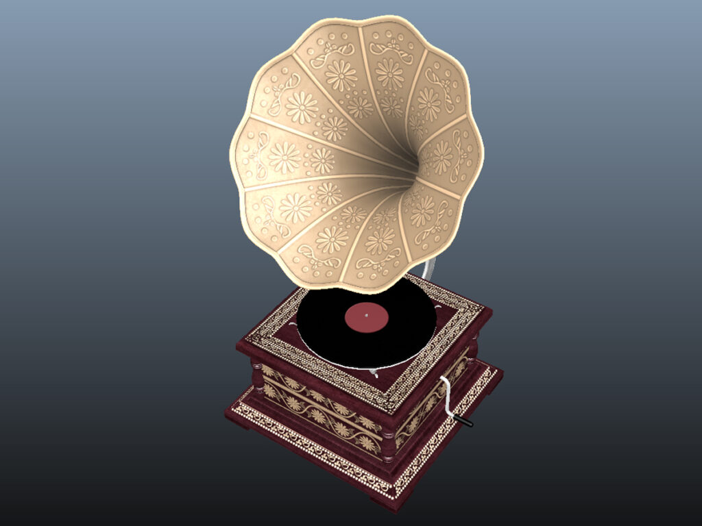 retro-trumpet-horn_record-player-pbr-3d-model-physically-based-rendering-14