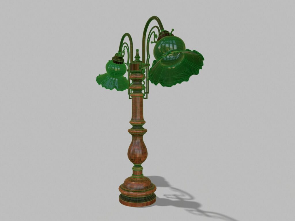 antique-green-glass-table-lamp-pbr-3d-model-physically-based-rendering-wireframe-3