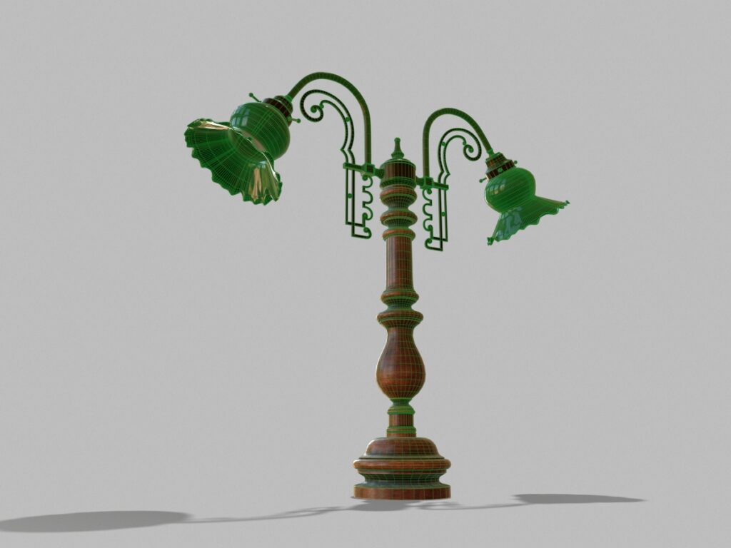 antique-green-glass-table-lamp-pbr-3d-model-physically-based-rendering-wireframe-6