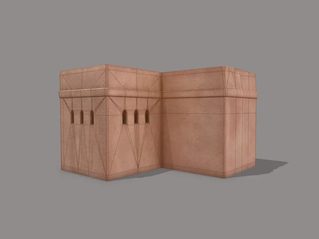 middle-eastern-old-clay-house-style5-pbr-3d-model-physically-based-rendering-wireframe-2