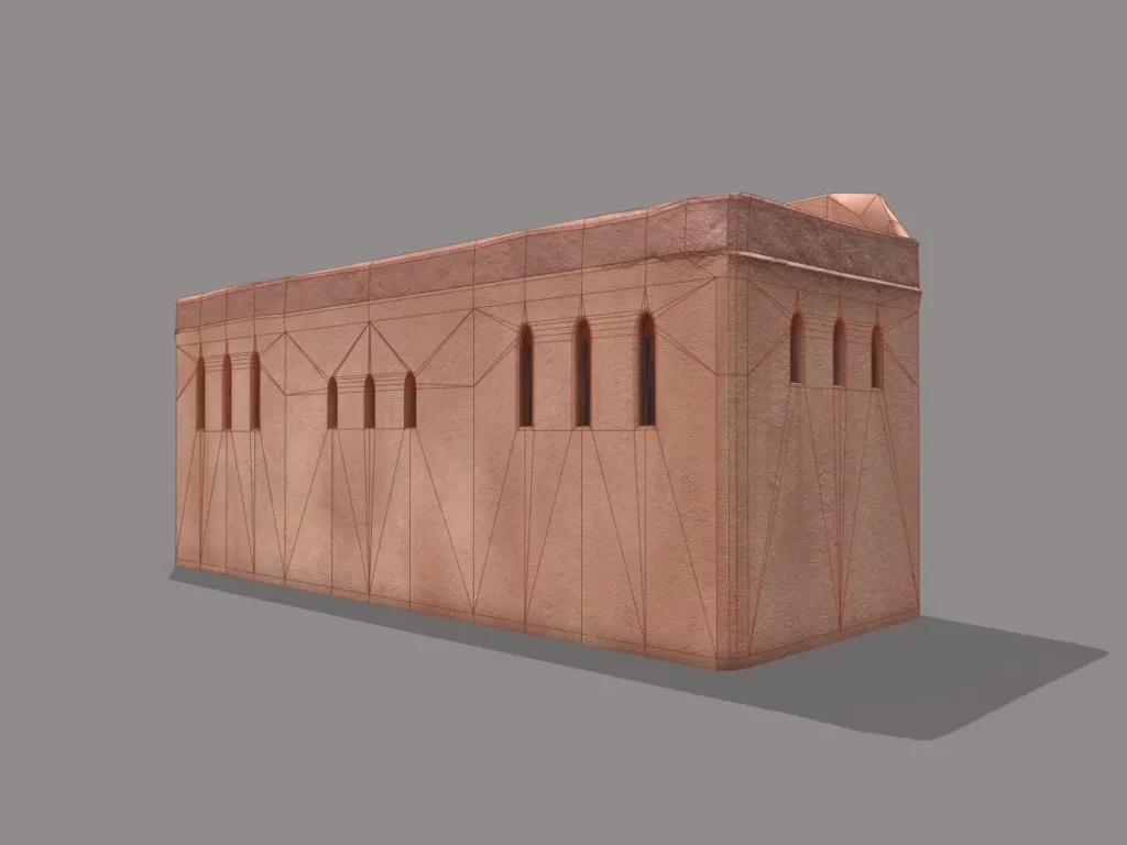 middle-eastern-old-clay-house-style6-pbr-3d-model-physically-based-rendering-wireframe-2